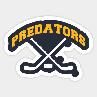 Predators Hockey Small Logo Sticker